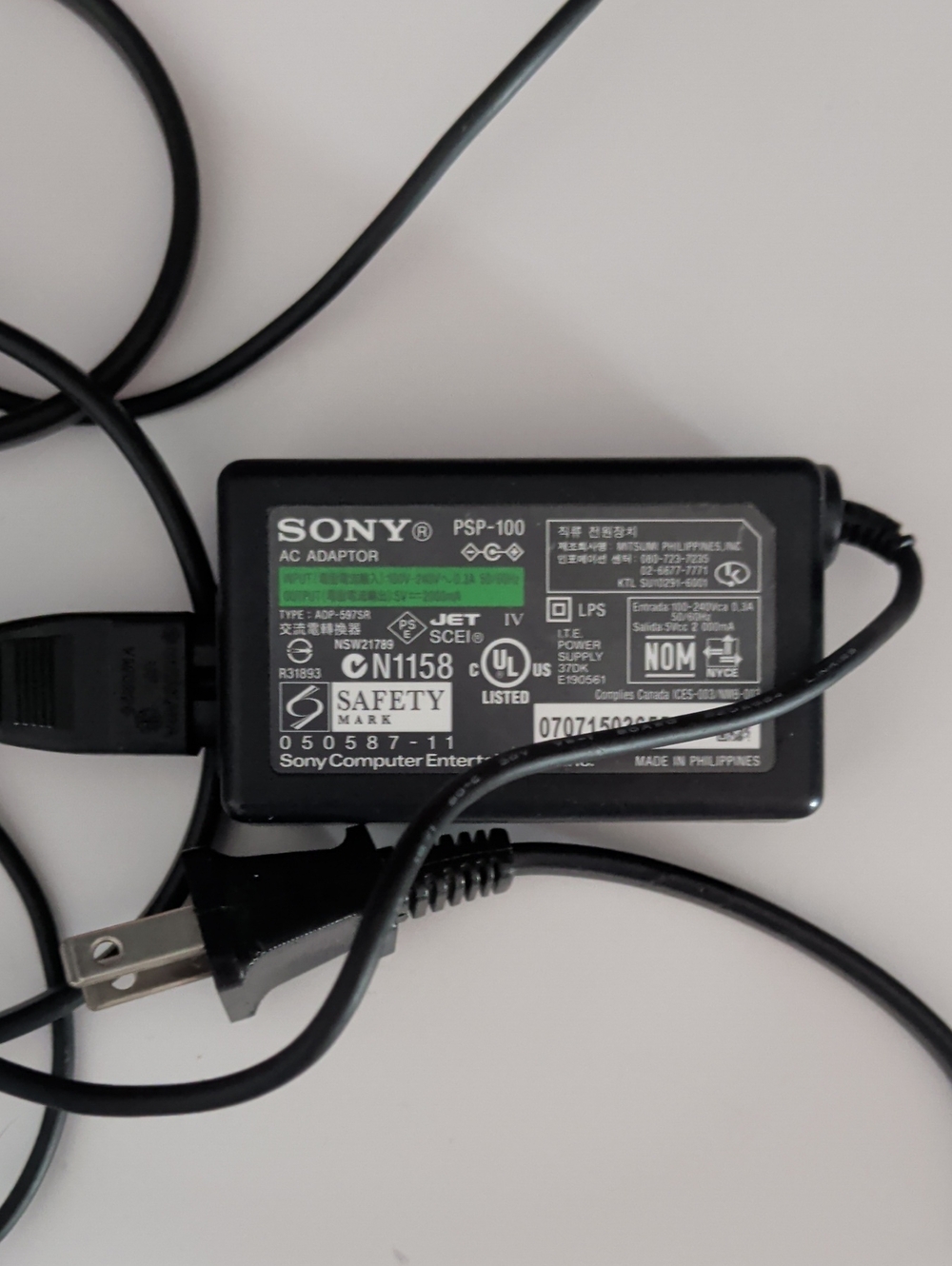 OEM Sony PSP Charger